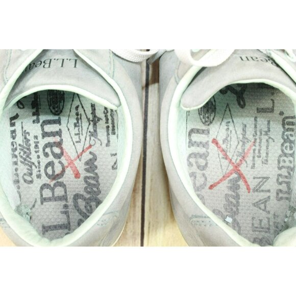 LL Bean Eco Bay Green Nubuck Leather Lace Up Casual Oxford Shoes Size 11 M - Picture 9 of 11